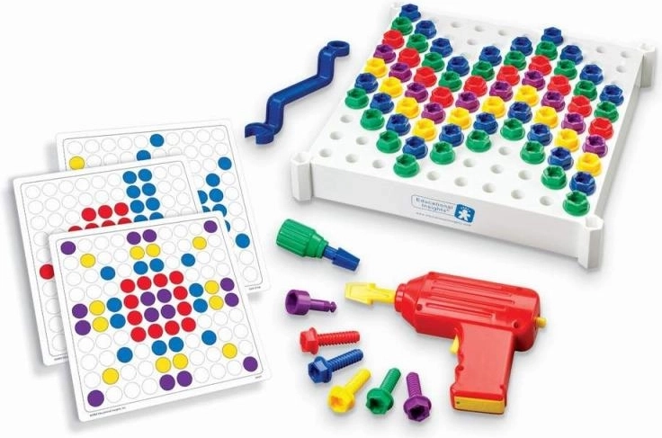 Cacciavite magico – mosaico a viti creativo per bambini