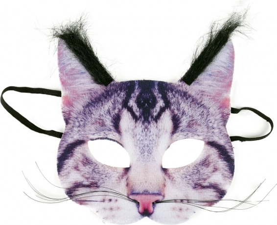 Maschera in tessuto per bambini lince - 1 pezzo