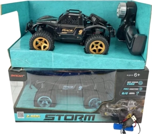 Auto buggy radiocomandata con accessori