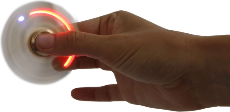 Luce per un effetto evidente durante la rotazione