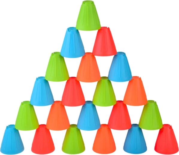 Bicchierini triangolari impilabili