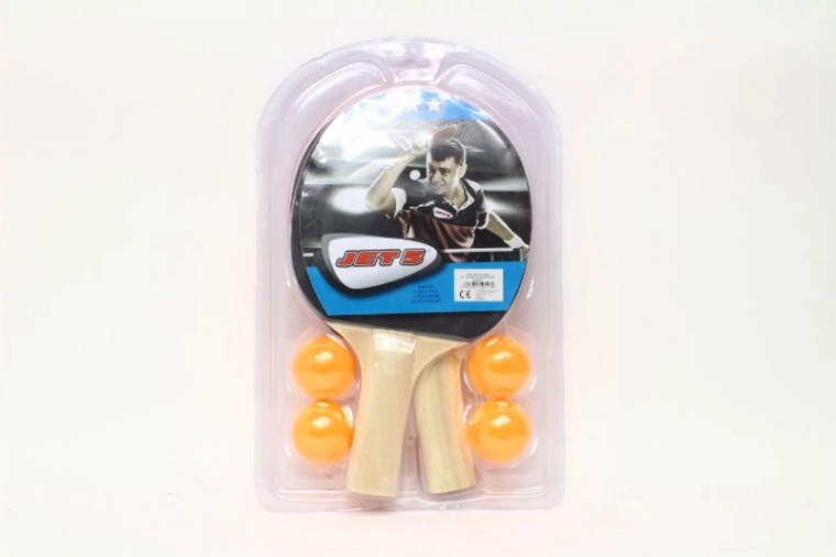 Set da ping-pong – 2 racchette e 4 palline