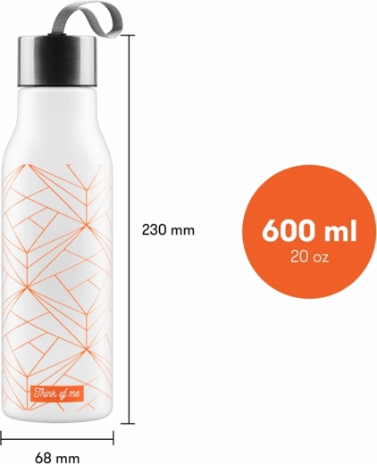Pratica capacità di 600 ml per ogni giorno