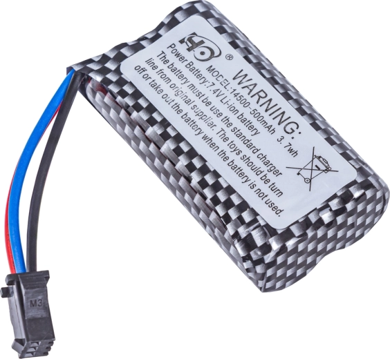 Batteria Li-ion 7,4 V 500 mAh per auto RC drift SC16A - 1 pezzo