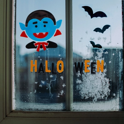 Decorazione in gel per finestra Halloween - 1 pezzo