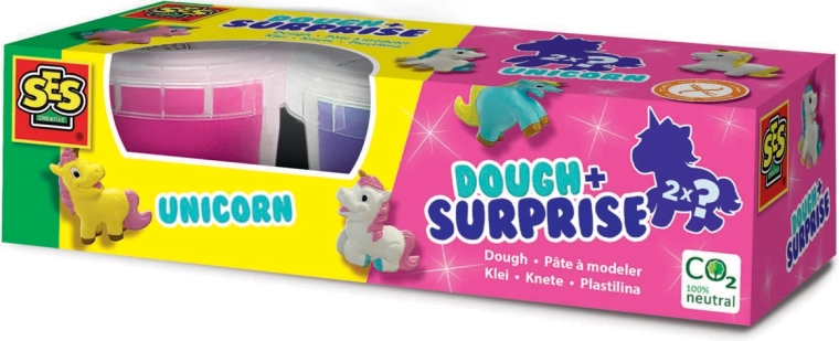 SES Pasta modellabile con sorpresa Unicorni