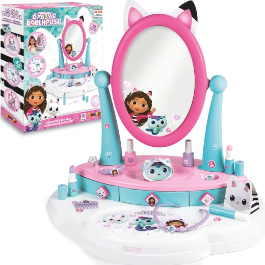 Toeletta per bambini Smoby Gabby’s Dollhouse con 12 accessori