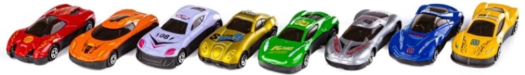 25 automobiline in un unico set