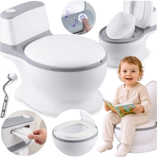 Vasino interattivo musicale Ricokids a forma di WC per bambini