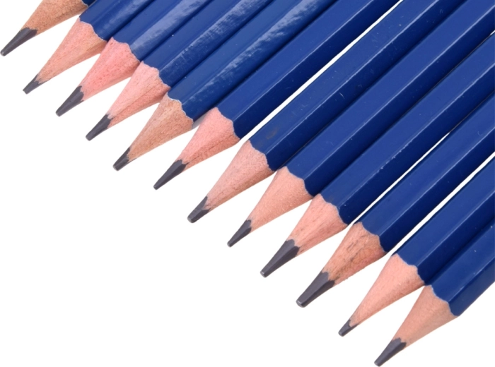 Ampia gamma di durezze per un disegno preciso e ombre marcate