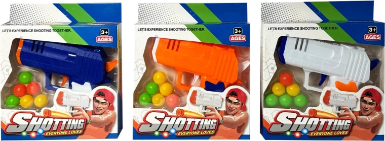 Pistola di plastica a palline per bambini