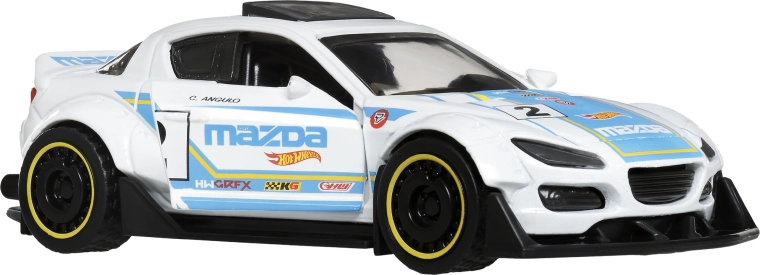 Design da corsa dettagliato in scala 1:43