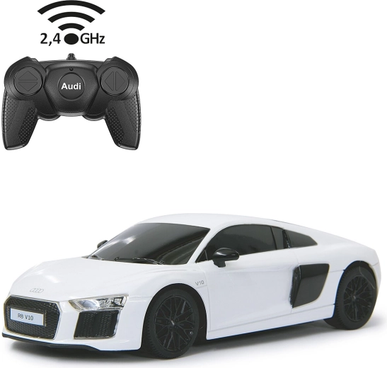 Auto RC Jamara Audi R8 2015 1:24 bianca, 2,4 GHz