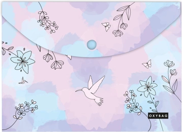 Portadocumenti con bottone A4 Colibrì