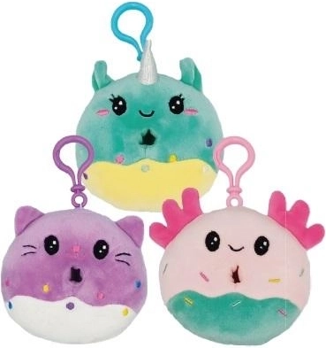 Portachiavi peluche a forma di ciambella - 1 pezzo