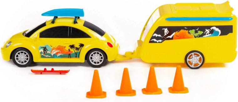 Pratico rimorchio per il trasporto di piccoli oggetti