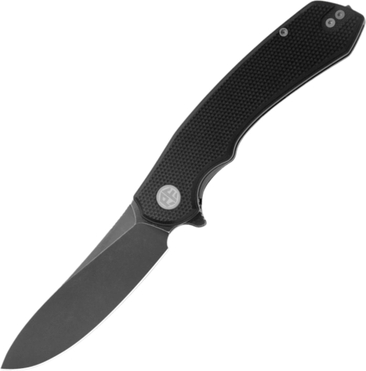 Petrified Fish Waterspout coltello pieghevole da tasca 9 cm black stonewash G10