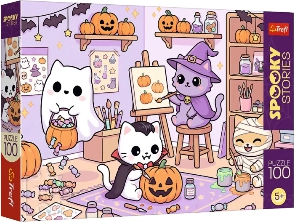 Puzzle da 100 pezzi SpookyStories – Mała pracownia magii - 1 pezzo