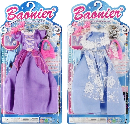 Set di vestiti per bambola con accessori - 1 pezzo