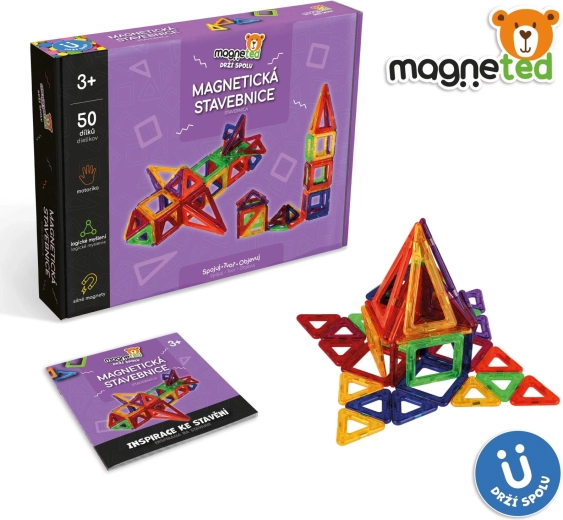 Set da costruzione magnetico Magneted con 50 pezzi