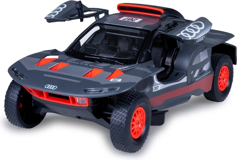 Modello metallico da collezione Audi RS Q e-tron 1:24 grigio