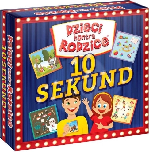 Bambini contro genitori: 10 secondi – gioco di famiglia di prontezza visiva