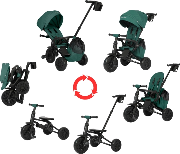 Cresce con il bambino: da passeggino a triciclo classico