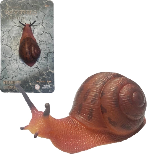 Modello realistico di lumaca da giardino (13 cm)
