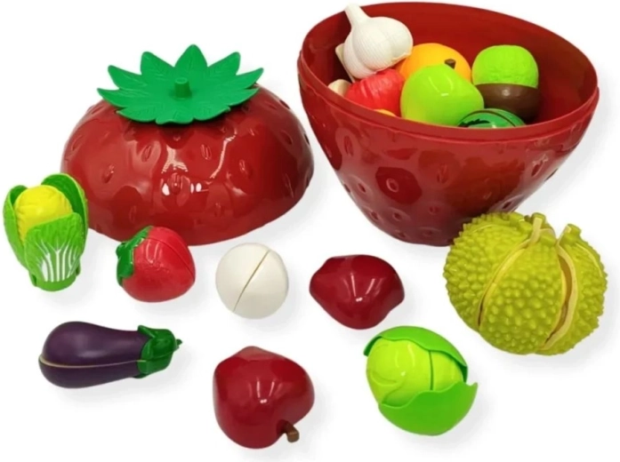 Scatolina a forma di fragola per riporre facilmente