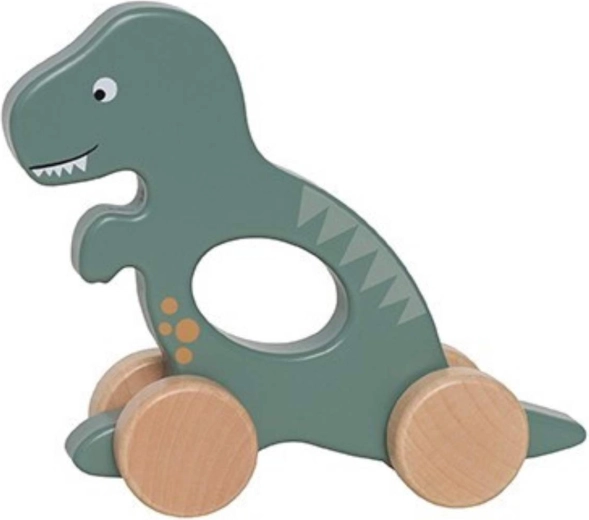 Jabadabado dinosauro su ruote verde