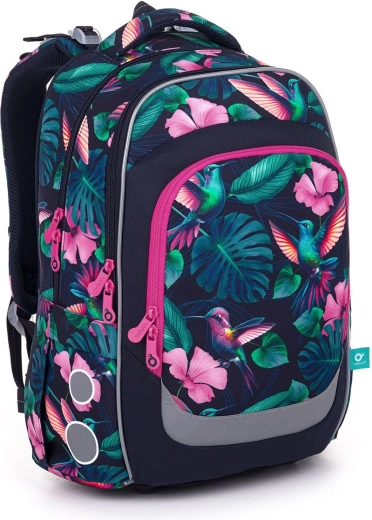 Zaino scolastico Topgal LORI con colibrì