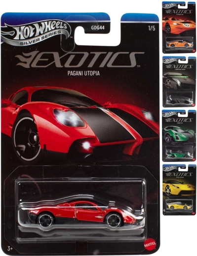 Hot Wheels Silver Series Exotics modellino metallico di auto - 1 pezzo