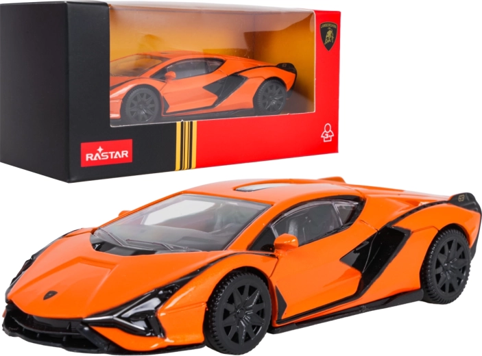 Modello in metallo Lamborghini Sian RASTAR in scala 1:43, arancione