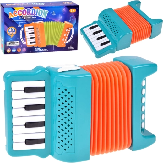 Fisarmonica interattiva per bambini con 40 melodie e regolazione del volume - 1 pezzo
