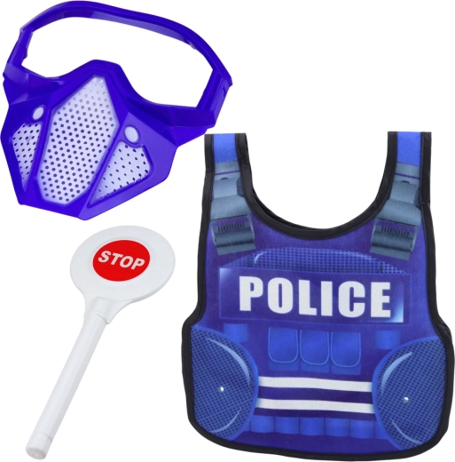 Gilet della polizia POLICE realistico