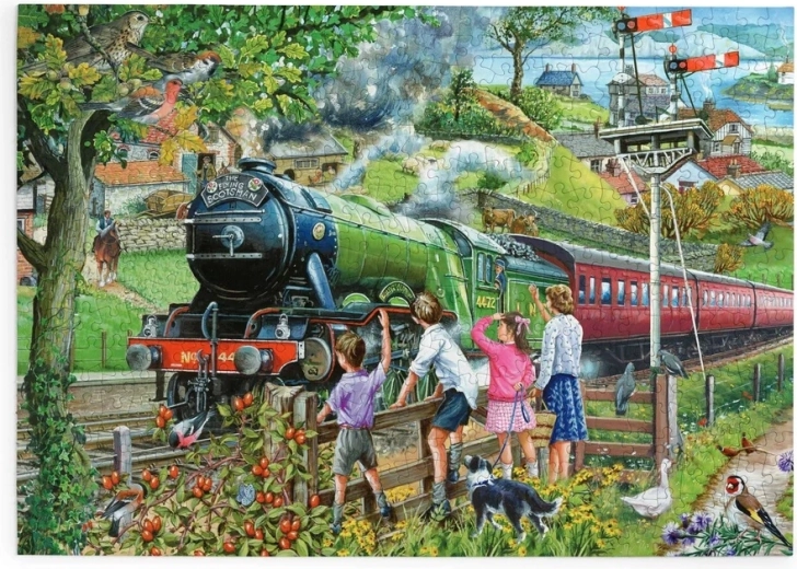 Puzzle House of Puzzles A tutto vapore, 500 pezzi grandi