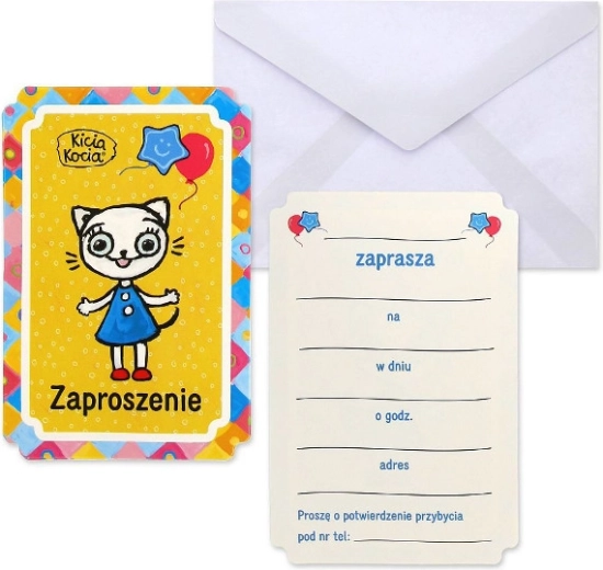 Inviti Kicia Kocia - 6 pezzi