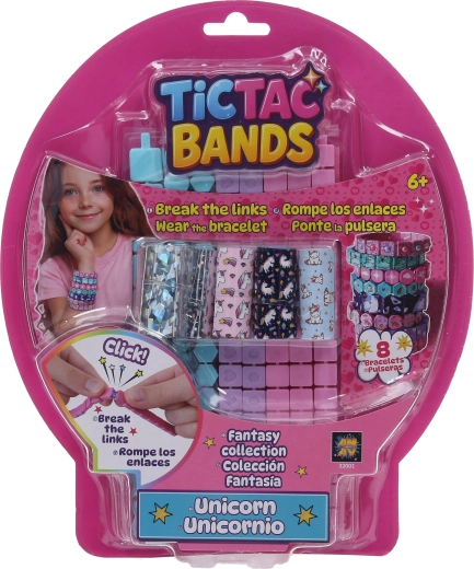 TICTAC BANDS set per creare braccialetti con unicorni - 8 pezzi