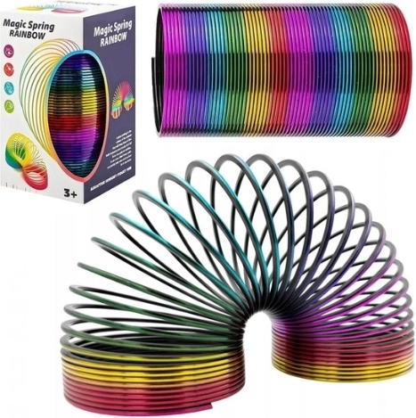 Molla arcobaleno metallizzata