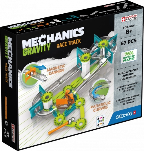 Set di costruzioni magnetiche GEOMAG Mechanics Gravity, 67 pezzi