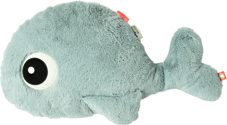 Grande balena di peluche Done by Deer Wally blu
