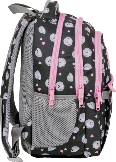 Zaino con 3 scomparti e schienale ergonomico