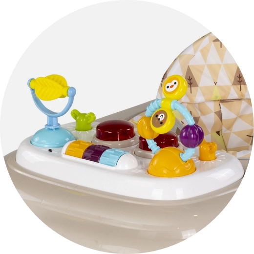 Pannello di gioco interattivo con luci e melodie