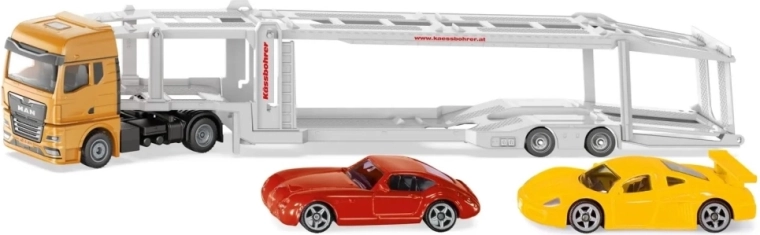 Siku Super bisarca MAN con 2 auto 1:50