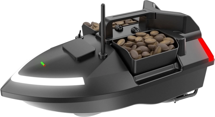 Tre vani indipendenti per fino a 2 kg di esche