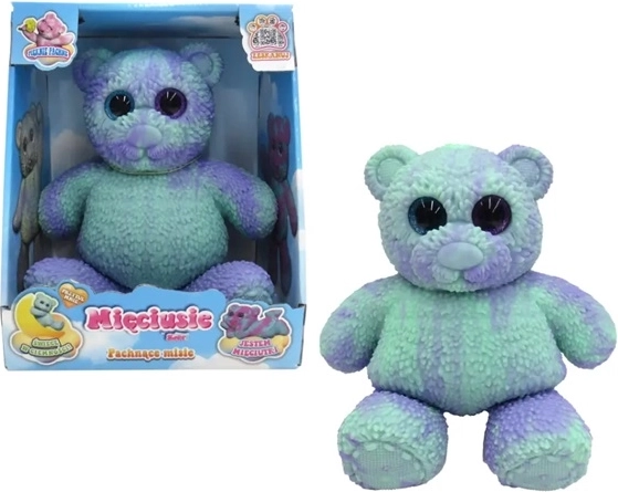 EPEE Mięciusie orsetto super morbido menta-viola 28 cm