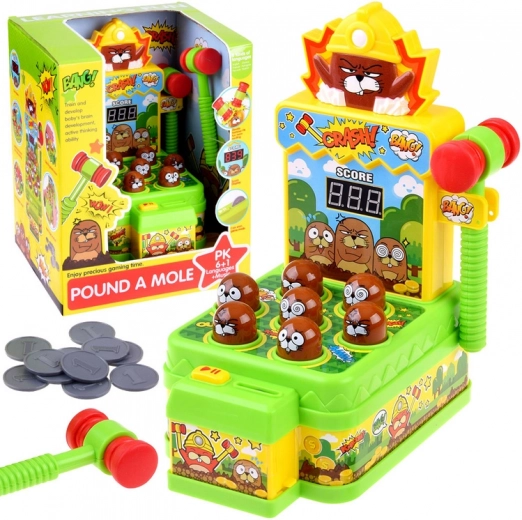 Gioco di abilità Colpisci la Talpa con luci e suoni