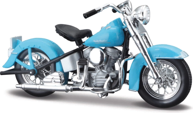 Maisto Harley-Davidson 1953 FL Hydra Glide 1:18 azzurro chiaro