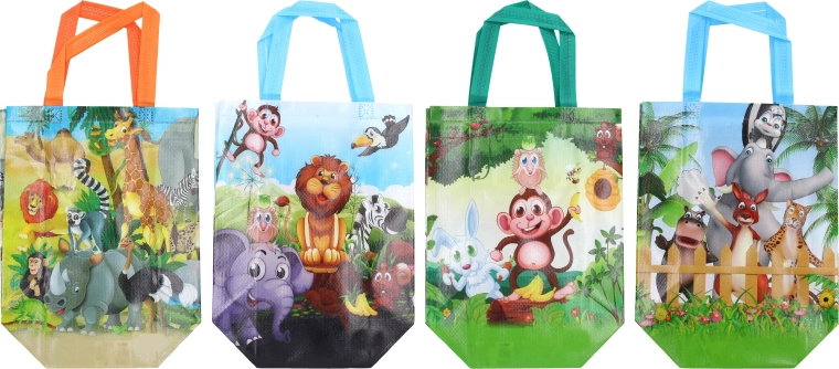 Borsa regalo XS 22x23x11 cm per bambini - tessuto non tessuto