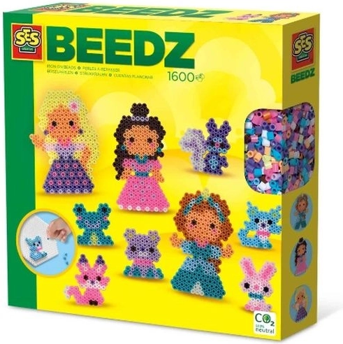 SES Creative Beedz perline da stirare principesse e animaletti